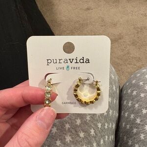 Pura Vida Gold Heart Earrings